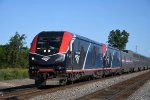 Late running eastbound "Empire Builder"